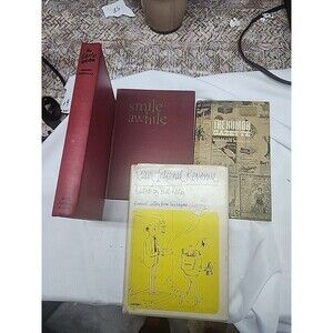 Lot of (4) Vintage Humor hard cover Lot Cox, Benchley, humor gazette, Adler